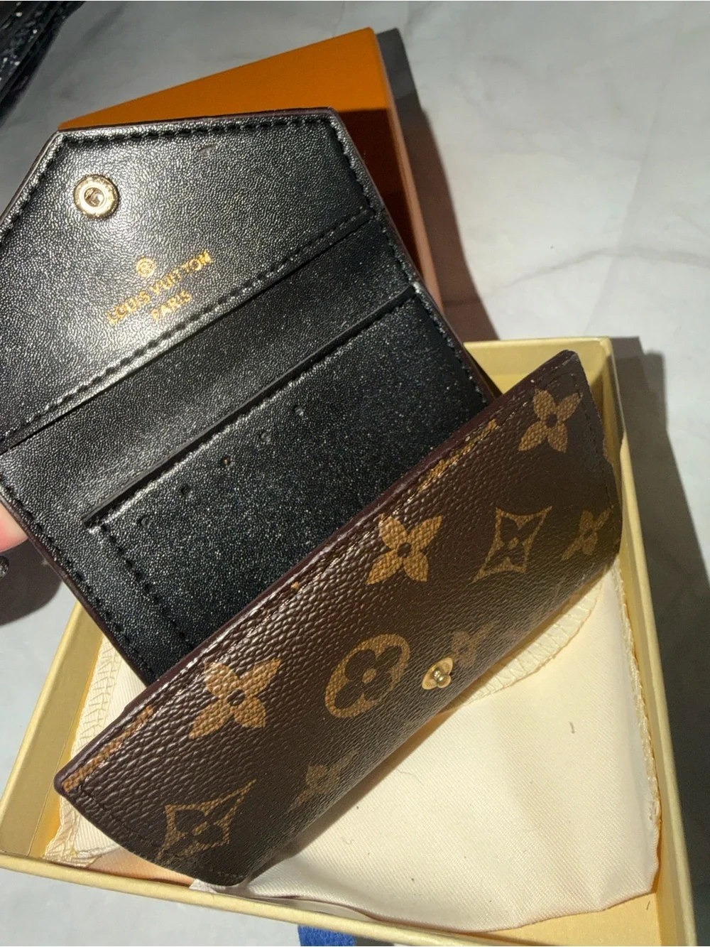 Small Fashion Wallet with Pink Snap Button